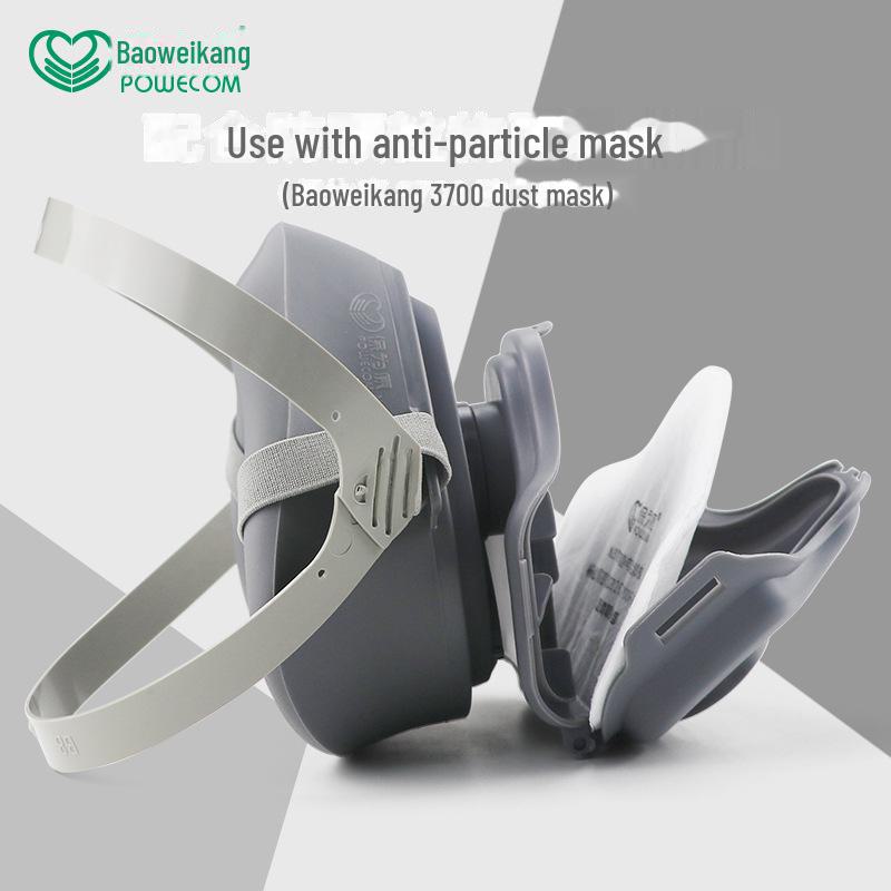 Baoweikang 3700 KN95 Staubdichte Industriemaske mit Aktivkohle für Schleif- und Schweißrauch