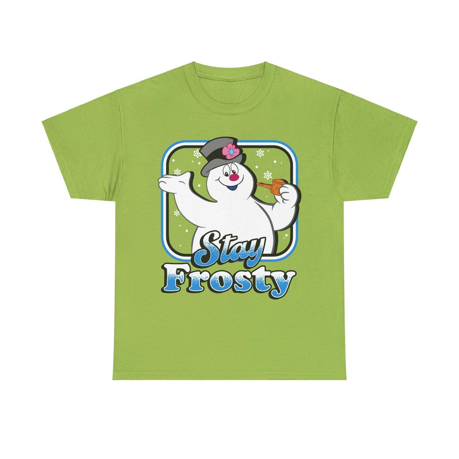 Stay Frosty Christmas Gildan Unisex Heavy Cotton Tee 110