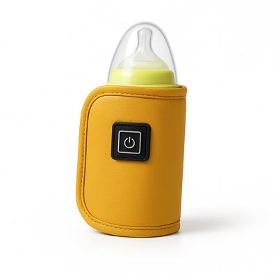Aquecedor de Leite HapiChil [Design Fofo com Aparência de Couro] 4 Cores  Alimentado por USB  Aquecedor Portátil de Leite para Mamadeira de Bebê