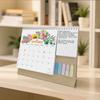 WTEMPO 2026 New English Desk Calendar for Schedule Recording and Planning Multi-functional Desk Calendar Office Desktop Calendar