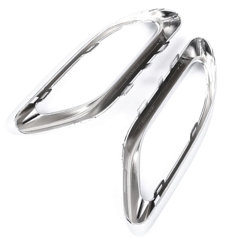 AEF3-Left&Right Rear Exhaust Pipe Trim Bezel Tailpipe Cover Trim For Mercedes Benz W177 W238 E W205 A2058852221 A2058852321