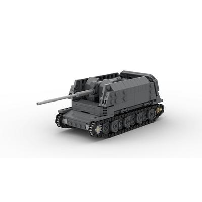 IVc Char Strv 103 Véhicule de Combat Char Bloc de Construction Cadeau DIY Modèle Assemblé Compatible avec LEGO