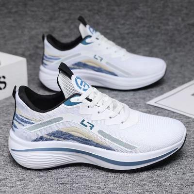 Sports Herrenschuhe Herren neue Frühling vielseitige Schuhe mit Höhenabsatz Mesh-Schuhe Herren atmungsaktive Laufschuhe ultraleichte Schuhe