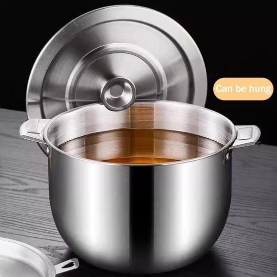 Edelstahl Ölbehälter mit Deckel & Sieb Robuster Küchenschmalztopf zur Aufbewahrung von Frittierfett Filterung Rostfrei Spülmaschinenfest