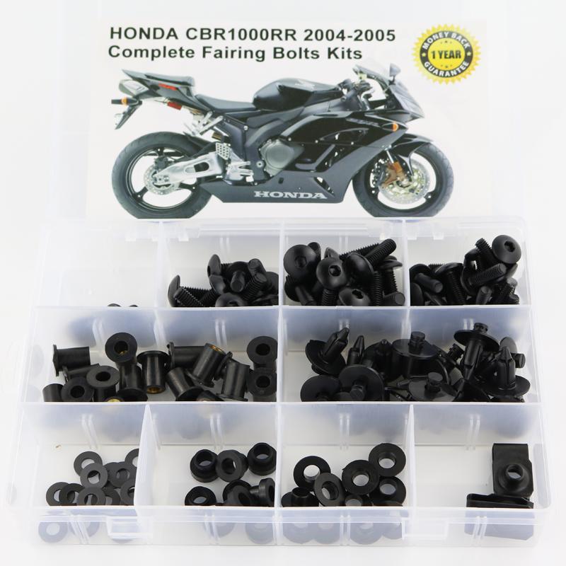 Fit For Honda CBR1000RR CBR 1000RR 2004 2005 Motorcycle Complete Full Fairing Bolts Kit Clips Screws Washer Fastener