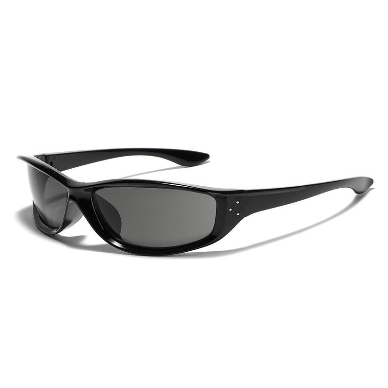 Glasses Square Rivets Future Wind Sunglasses Women'S Sweet Cool Sunglasses Men