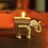 Resin Elephant Candle Holder Vintage Candlestick Wedding Party Festival Tea Light Candle Stand Home Decor Table Centerpieces