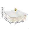 Food Serving Tray with Cover, Container for Home Use, Organizer Events