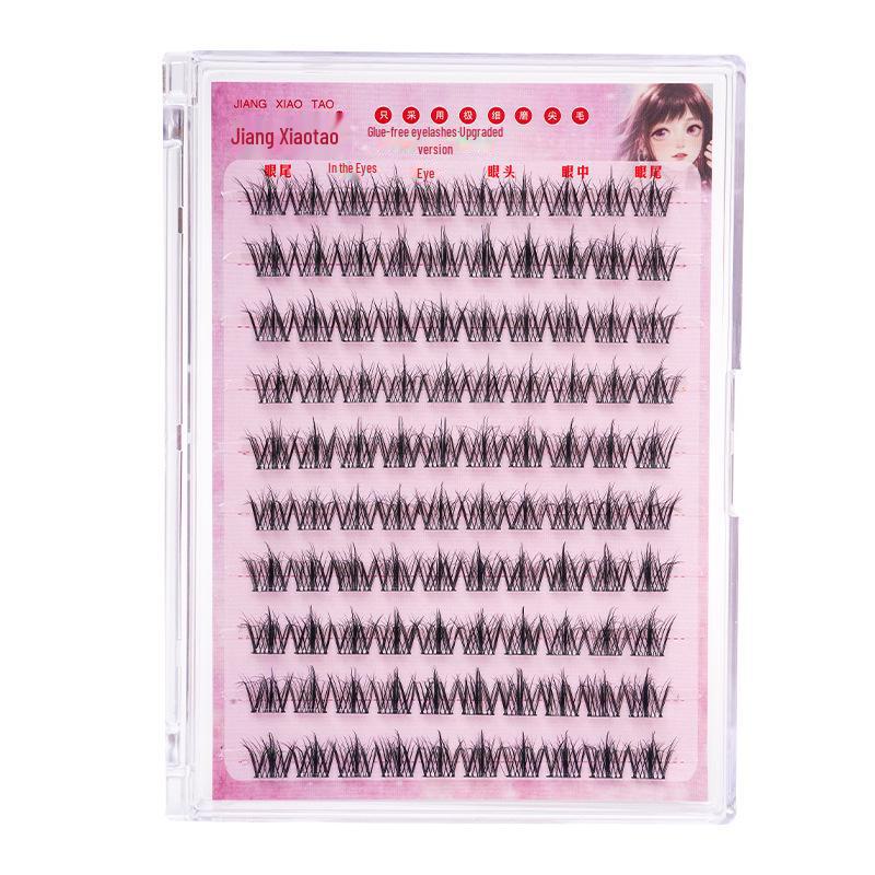 

Многослойные накладные ресницы 5D Baby Curve без клея