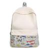 Versatile Lightweight Student Backpack Fashion Printed Backpack Junior High School Student College Wind Nylon School Bag New