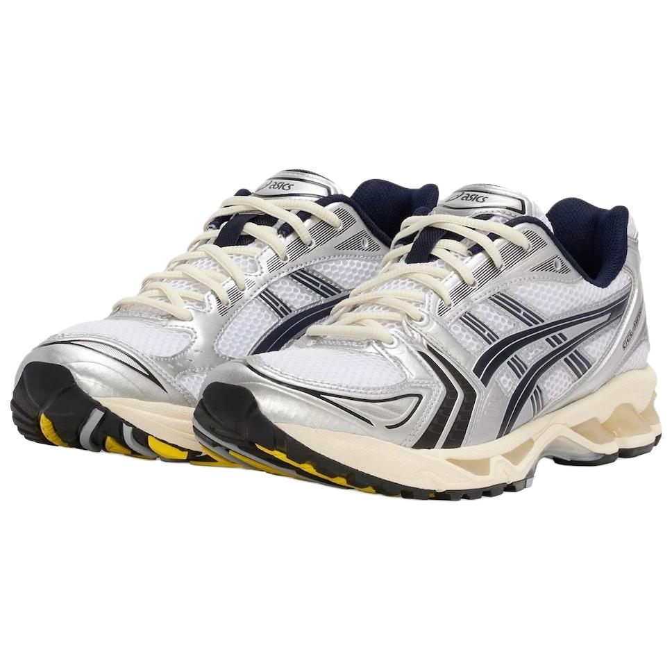 JJJJound X Asics Gel Kayano 14 White Midnight Navy Unisex Sneakers Silver 1203A961-100