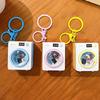 Sound Washing Machine Keychain Funny LED Light Up Keyring Cute Cartoon Bag Pendant  Schoolbag