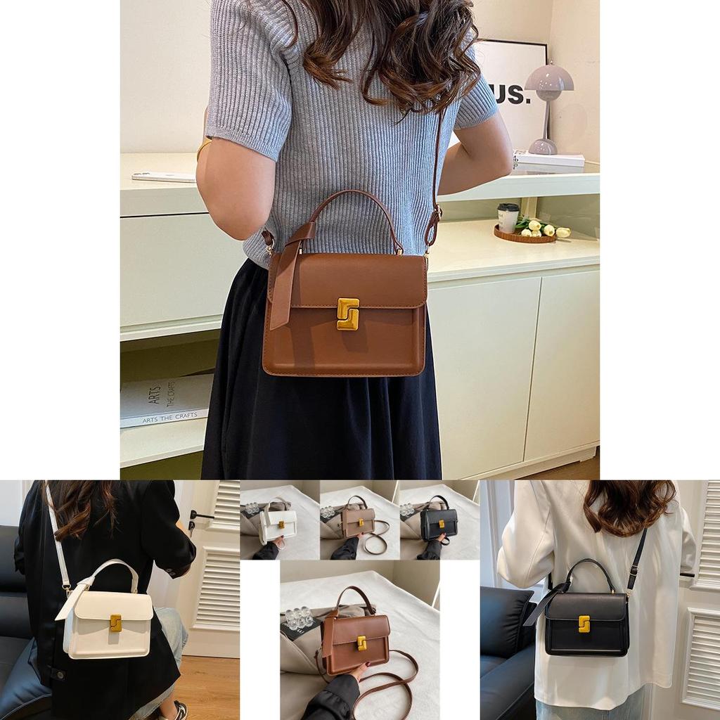 Fashionable Retro Women's Handbag 2024 New Trendy Small Square Bag For Daily Use