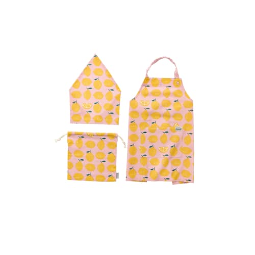 

Rep Kids Apron, Sunlemon, Pink, Suitable for heights 100-130cm