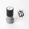1 Set Cute Black Cat Photosensitive Stamps, Cartoon Cat Pattern Decorative Stamps for Scrapbooking, Notes and DIY Handmade Craft