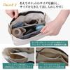 UVENA Women's Bag-in-Bag with Anti-Skimming Pocket, Stands Upright, Large Capacity, Lightweight Nylon, Perfect for Commuting, Travel, and Secure
