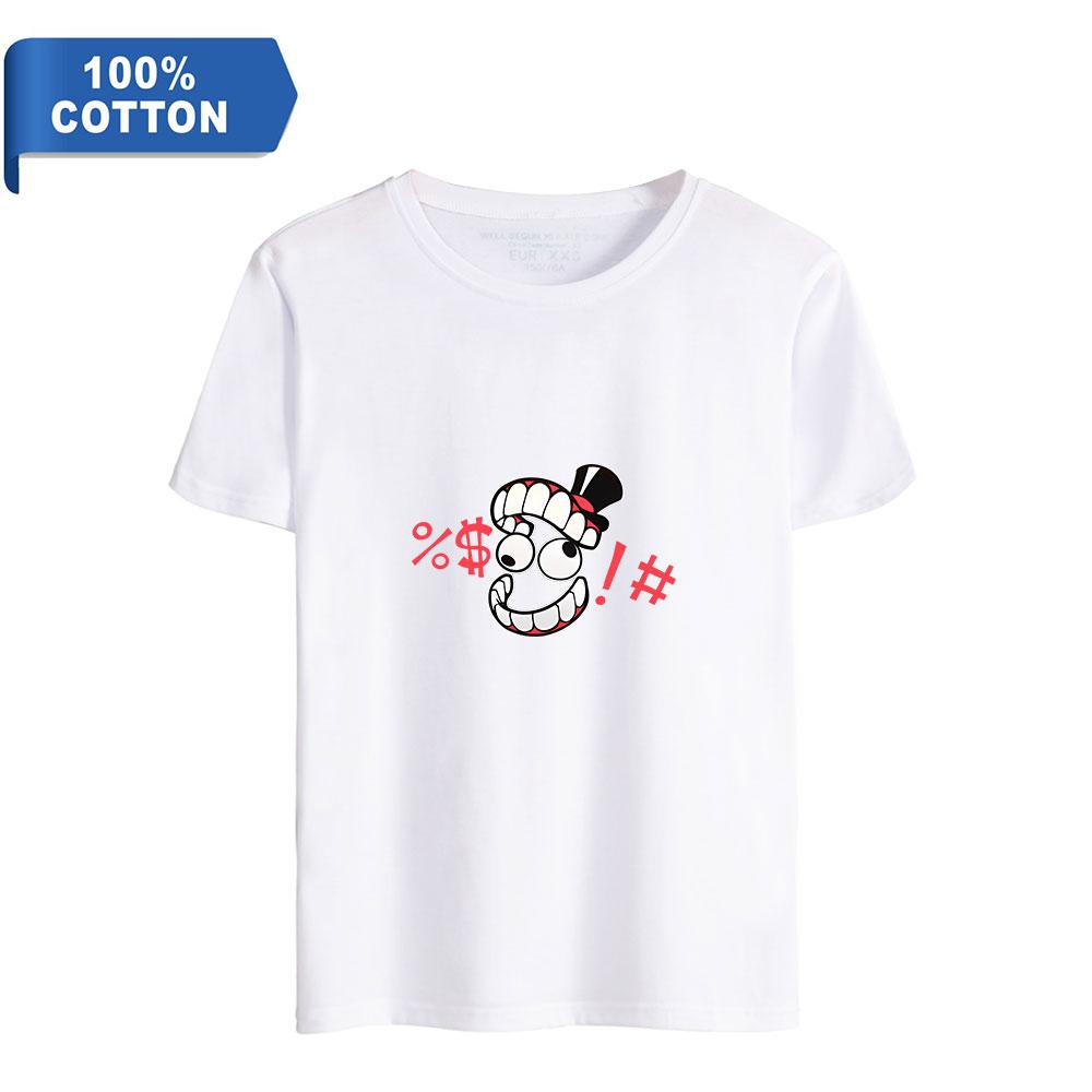 The Amazing Digital Circus Women Men's Cotton T-shirts Graphic Shirt Anime Printed O-Neck Oversized Short Sleeves Fashion Mens Clothing Streetwear