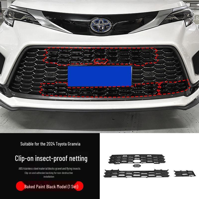 

Toyota Granvia Insect & Dustproof Radiator Grille Net - No Disassembly Needed