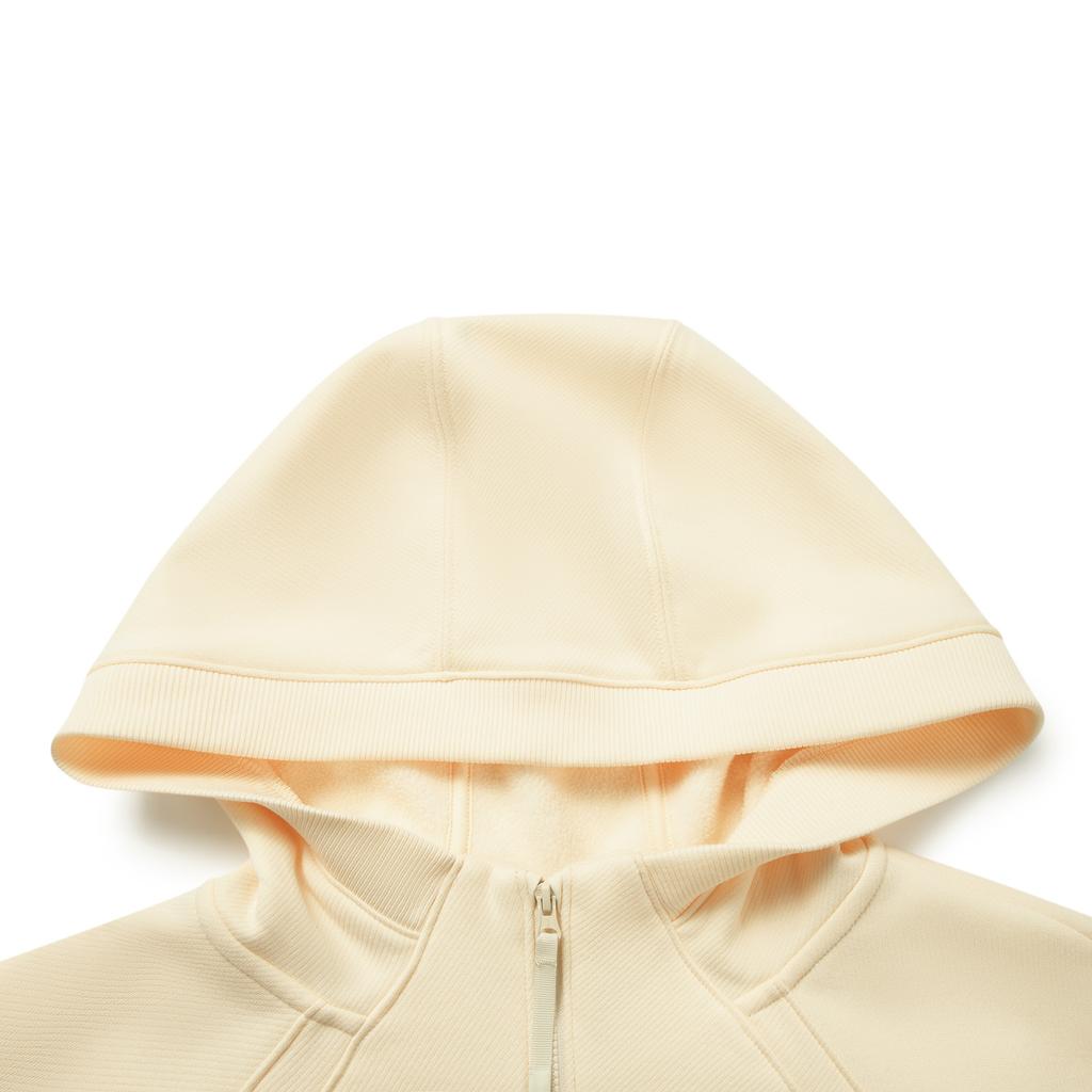 Li Ning Fitness Series Fleece Lined Loose Fit Hooded Sports Casual Stitched Sweatshirt Women Sweatshirt AWDV944-1