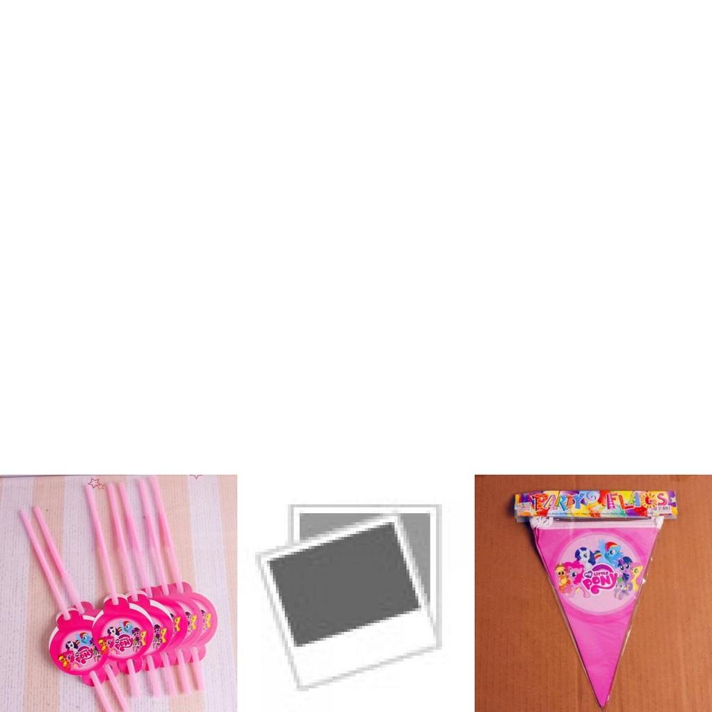 Adorable My Little Pony Girls Theme Tableware For Festive Birthday Party Decor