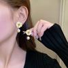 S925 Silbernadel Acrylblume Perlenstecker - Süße, Elegante, Trendige und Vielseitige Accessoires.