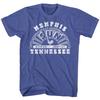 Sun Records Memphis Royal Heather Adult T-Shirt