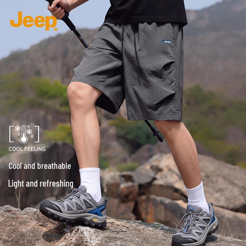 JEEP Men s Cooling Quick-Dry Woven Athletic Shorts 2XL