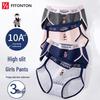 FitonTon Girls' Bear Print Cotton Antibacterial Briefs 3-Pack