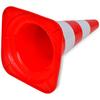 Red and White Reflective Traffic Cones 50 Cm