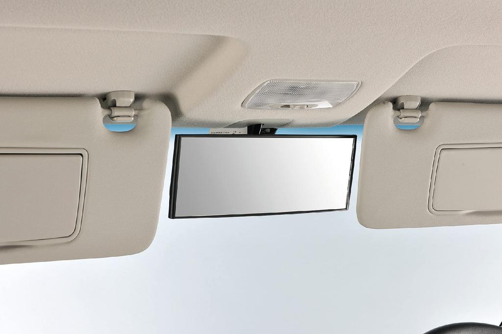 Carmate Car Rearview Mirror Gently Curved for Tall Wagons and Kei Black M36 3000R, Mirror, 240mm, Cars,