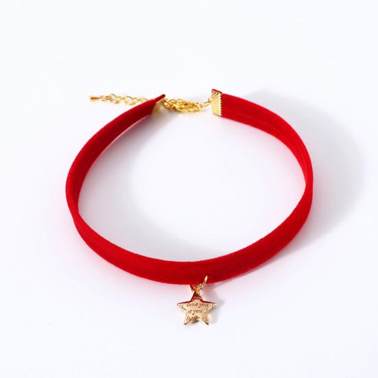 Zgardă pentru animale de companie Ajustabilă Rezistentă la uzură Catifea Pandantiv Mini Stea Animal de Companie Pisică Câine Zgardă Ornament Consumabile pentru animale de companie