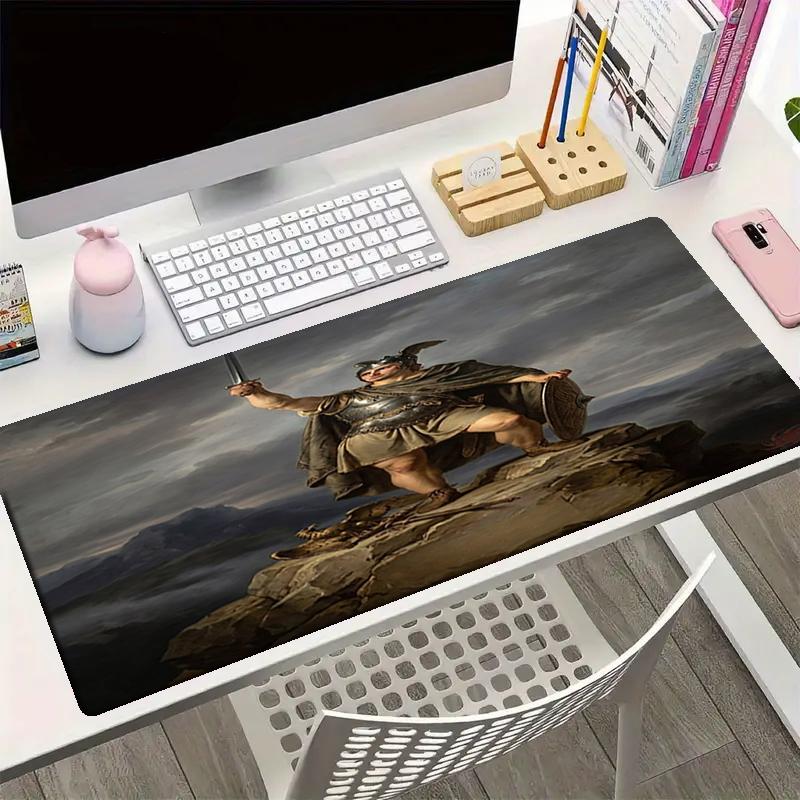 Heroes of Gaul Theme Mouse Pad, Non Slip Rubber Base, Multifunctional Office & Home Decor, Perfect for Workspace Personalization.