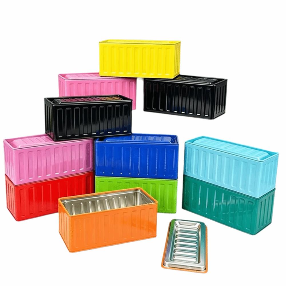Tinplate Mini Container Box Small Size Tin Box Creative Storage Box Candy Storage