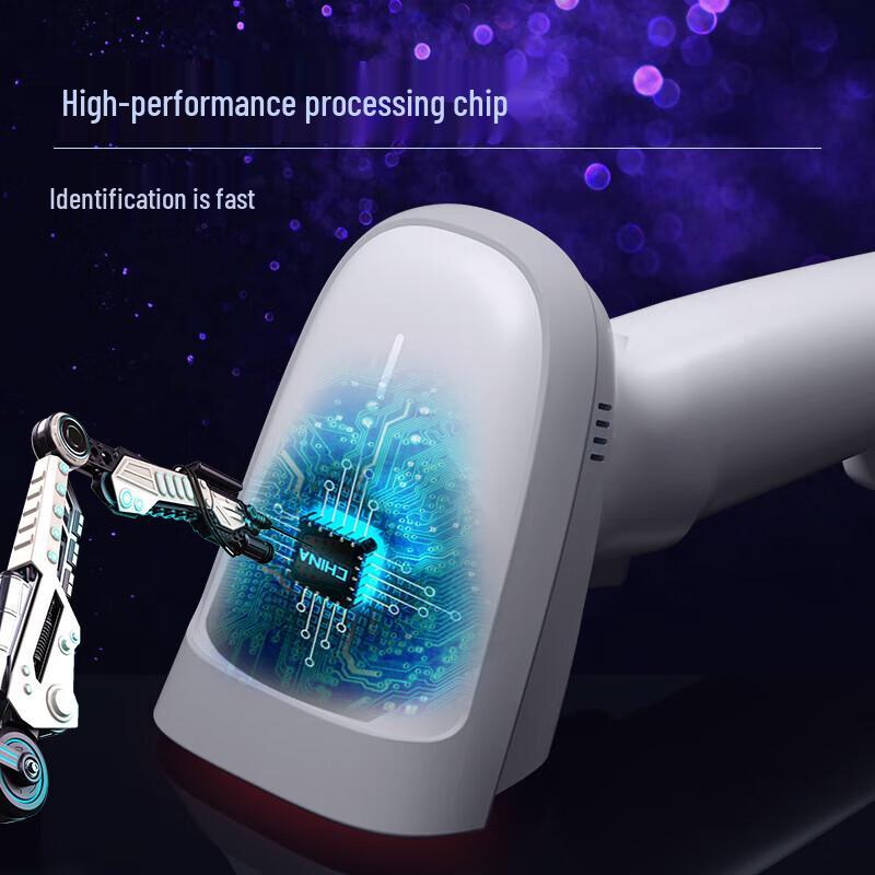 Deli Wireless Laser 1D Barcode Scanner