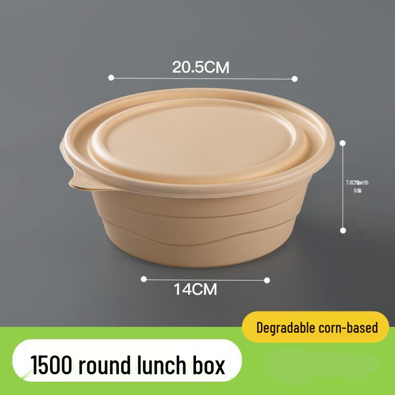 

Handun Degradable Corn Starch Disposable Meal Box
