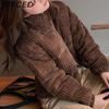 BITCED Winter Women's Stand Collar Short Corduroy Quilted Down Jacket Loose-Fit Lightweight Cotton-Padding Coat