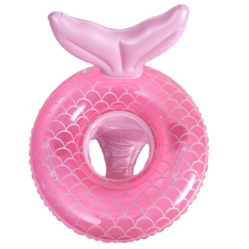 1Pcs Mermaid Swim Ring Inflatable Pool Float Swim Tube Swimming Seat Ring Summer Water Play Bathtub Pool Float