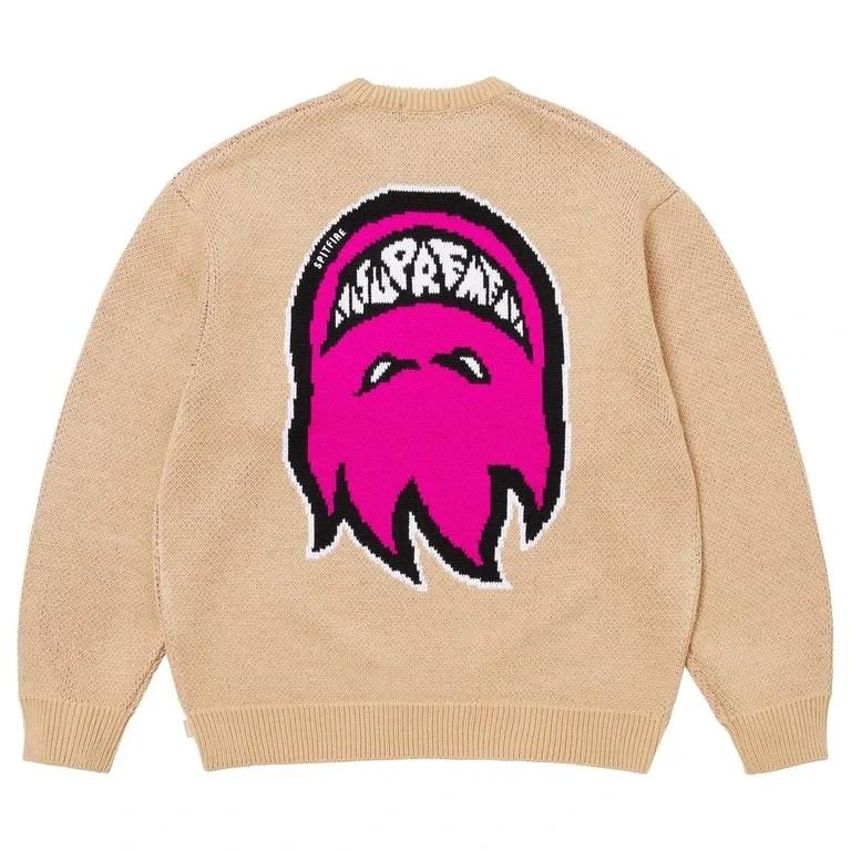 Supreme X Spitfire Sweater Light Tan