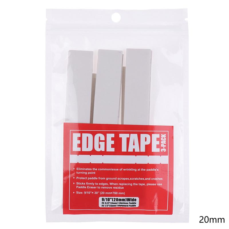 3Pcs Pickleball Racket Edge Sticker Paddle Head Edge Tape Sticker Reduce Impact And Friction Prevention Frame Protective Tape