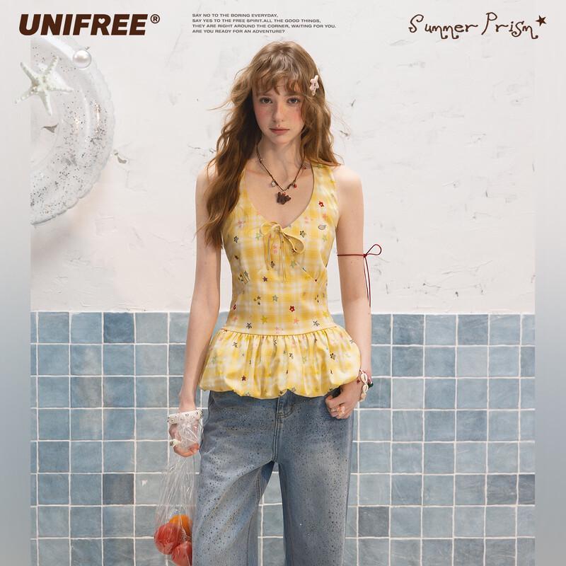 UNIFREE Bow Halter Vest S