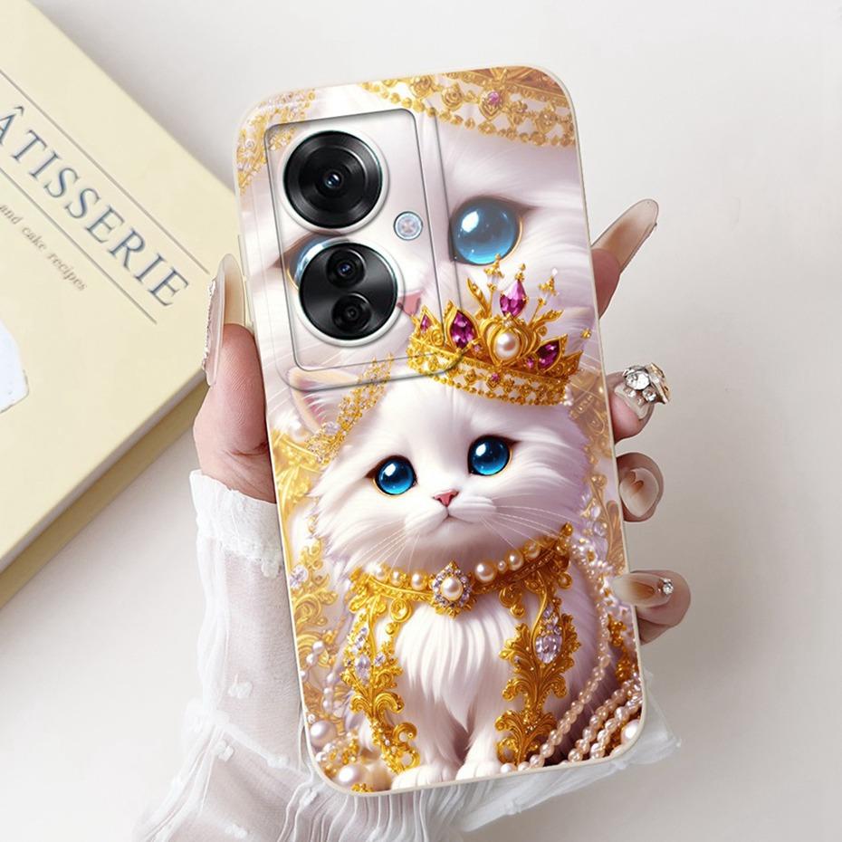 Cute Cartoon Phone Case For OPPO Reno11 F 11 11Pro 5G Soft Silicone Shockproof Cover For Oppo Reno11 Pro 11F Cases Bumpers