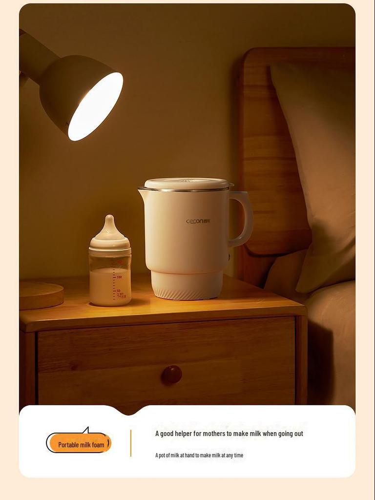 Xike Compact Folding Electric Travel Kettle - Insulated 304/316 Stainless Steel