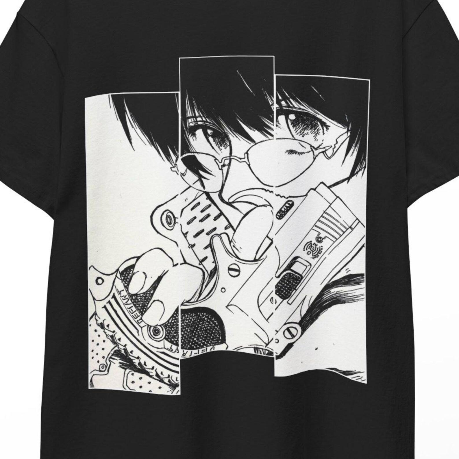 Trigun Anime T-Shirt Vash the Stampede Nicholas D Wolfwood Love and Peace Manga Shirt Gift for Otaku Fans Style Japanese Anime Graphic Tee!! 2XL