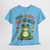 Frog Outta Patience Tee – Funny Unisex Shirt for Chill Vibes  Frog Lovers T-Shirt