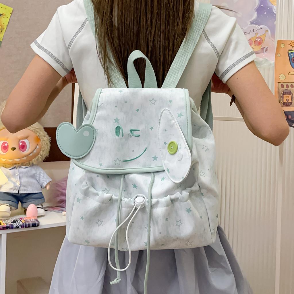 Schoolbag new cute girl backpack cartoon lightweight versatile women's bag retro parent-child backpack children's school bag