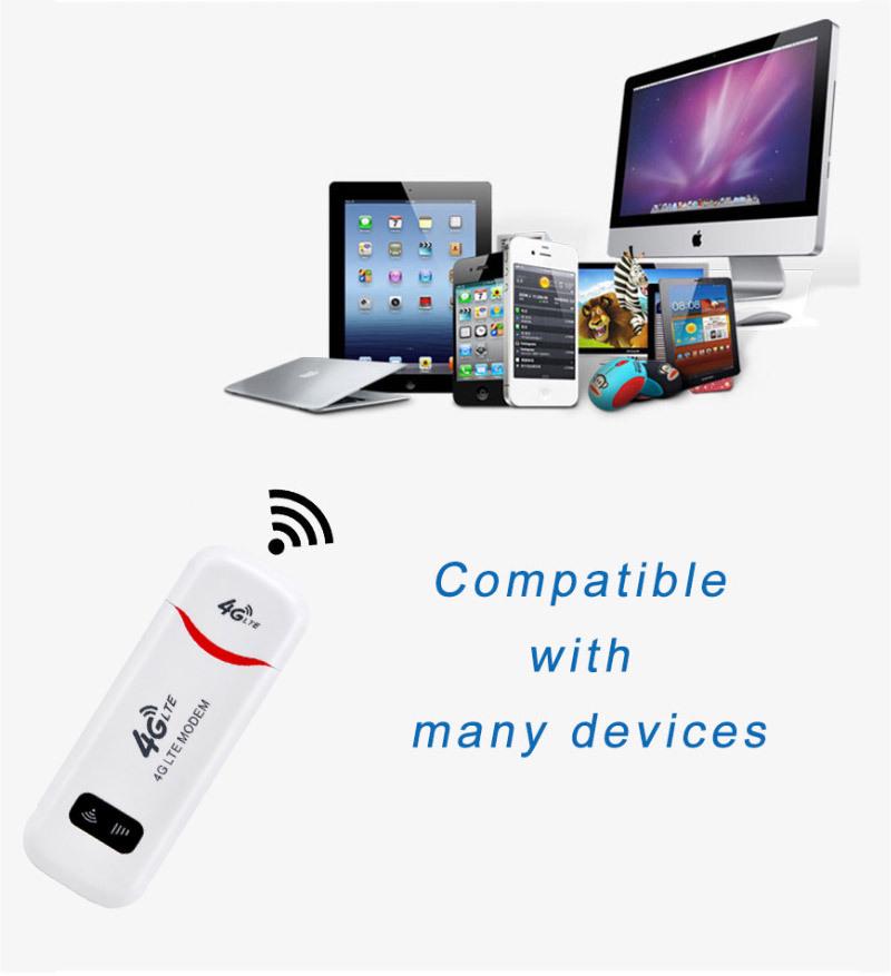4G LTE Pocket WiFi USB Dongle: Wireless Internet Card & Router for Cars (Thailand)