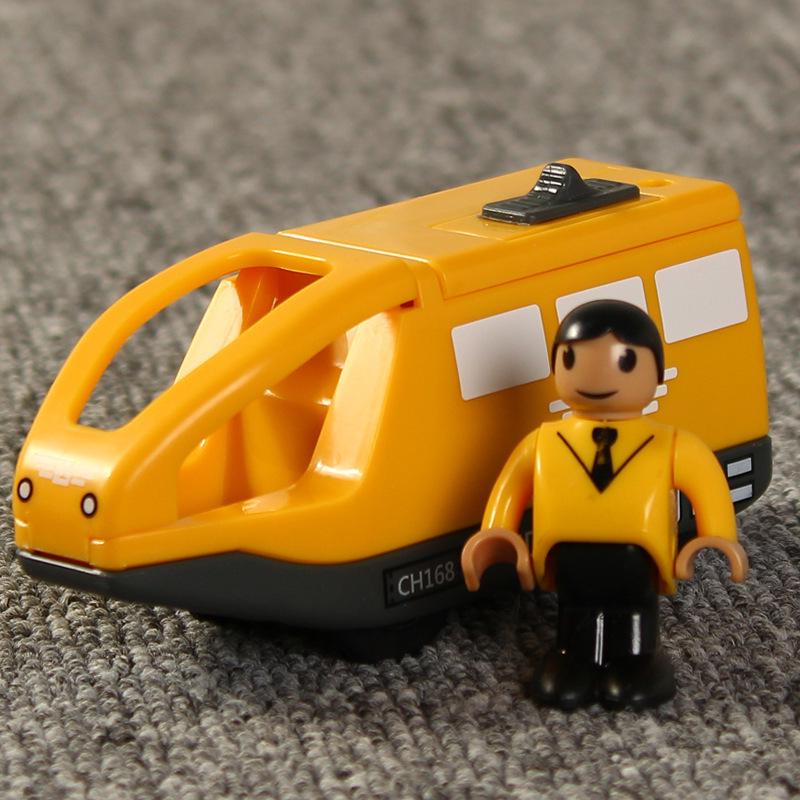 Magnetic Electric Train Engine Toy for Kids - Compatible with All Wooden Tracks