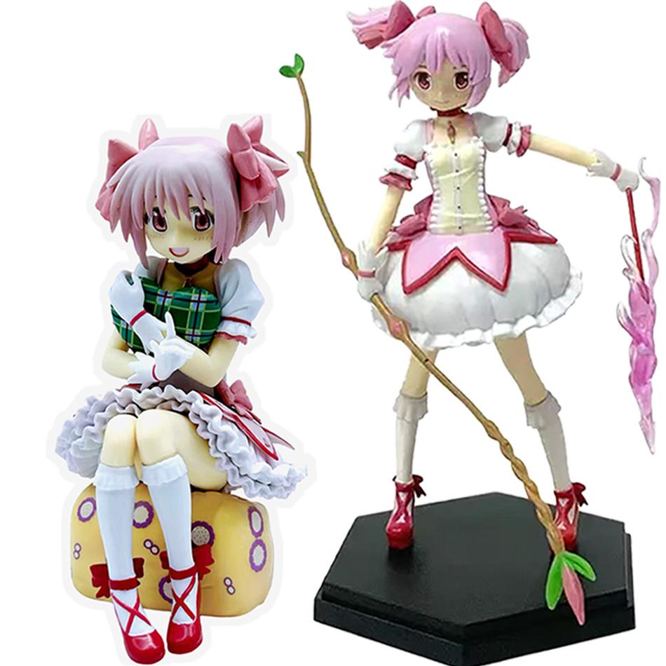 Neue Puella Magi Madoka Magica Aniem Figur Kaname Madoka Magic Girl PVC Anime Actionfiguren Cartoon Modell Weihnachtsspielzeug Geschenk