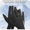 YKYWBIKE Cycling Gloves Full Finger Aerodynamic Road Bike Gloves Shock Absorbing Touch Screen Reflective Bicycle Gloves