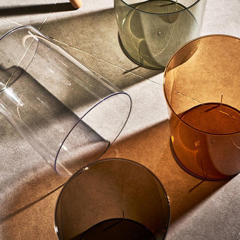 Transparante Prullenbak Zonder Deksel Afvalbak Thuis Kantoor Bureau Afval Afvalcontainer Afvalmand Keuken Vuilnisbak